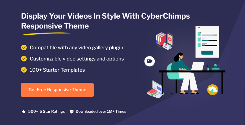 Display your videos in style with CyberChimps Responsive Theme